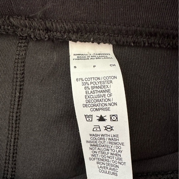 Nike Womens Small Black Gold Just Do It Graphic Leggings Cotton Knit Activewear - Picture 7 of 7